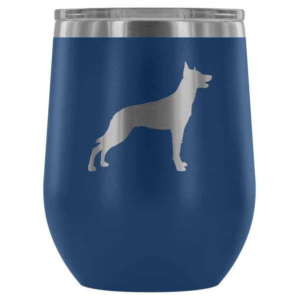 test wine tumbler - dog