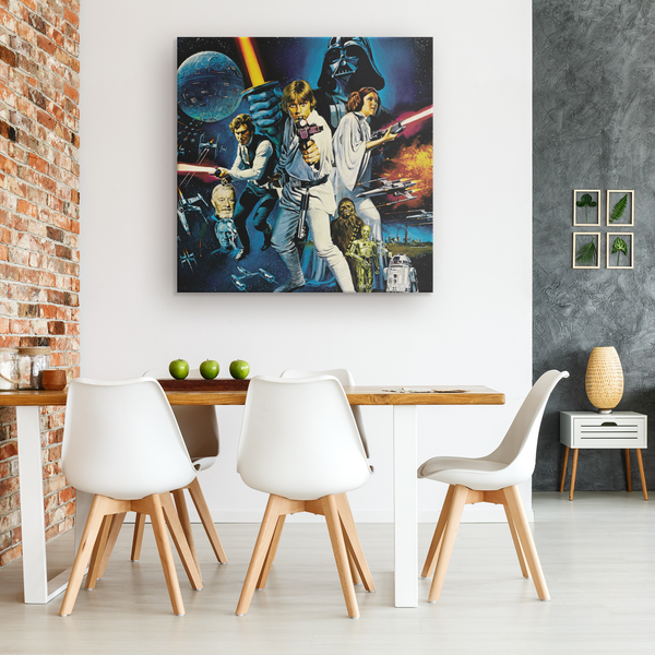 test Square Gallery Canvas Wrap - space