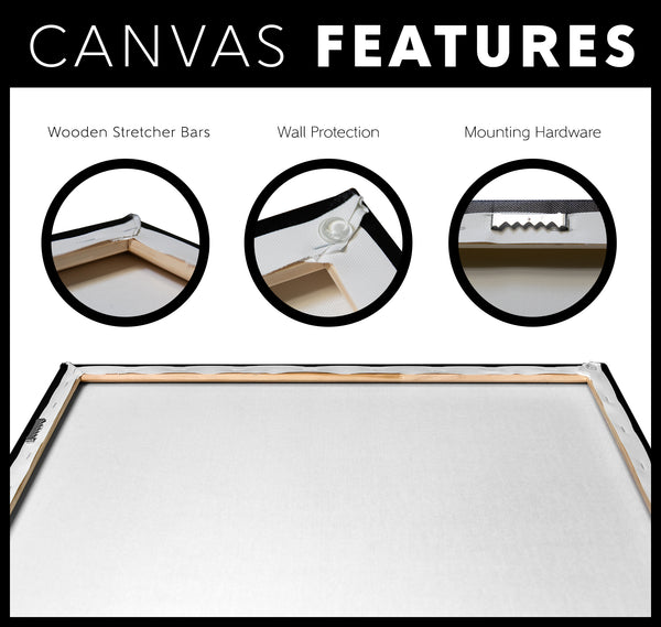 test Square Gallery Canvas Wrap - space