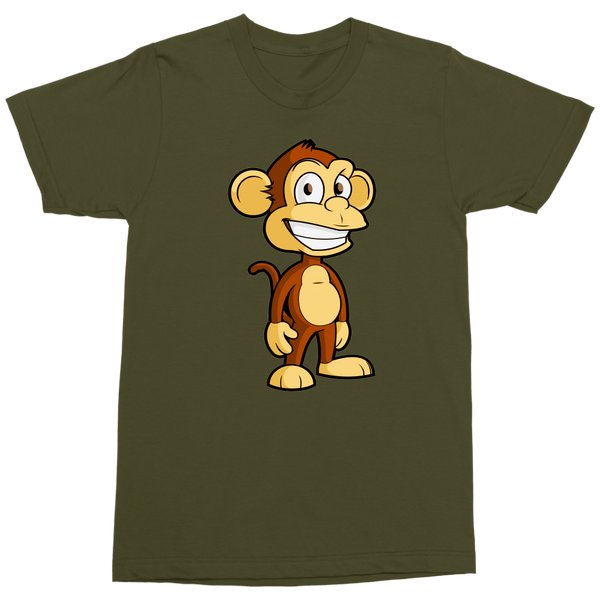 test shirt - military monkey