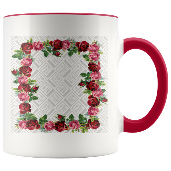 test mug - rose