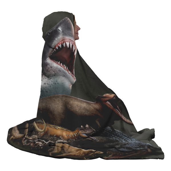 test hooded blanket - predators