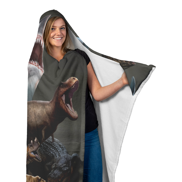 test hooded blanket - predators