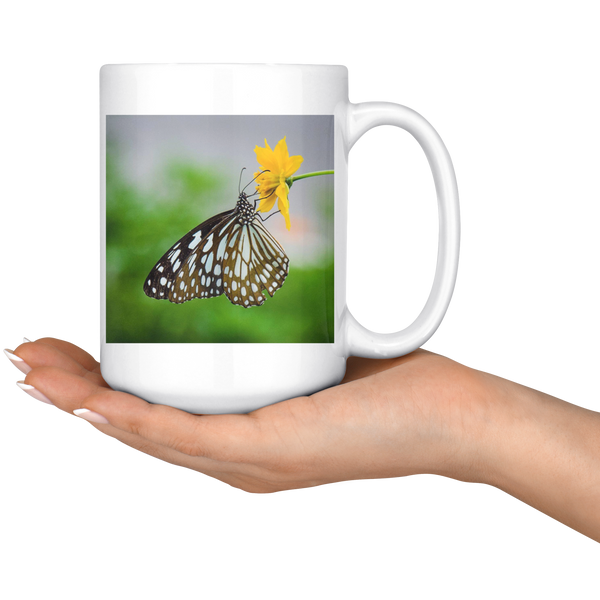 test mug - 15oz butterfly wolf