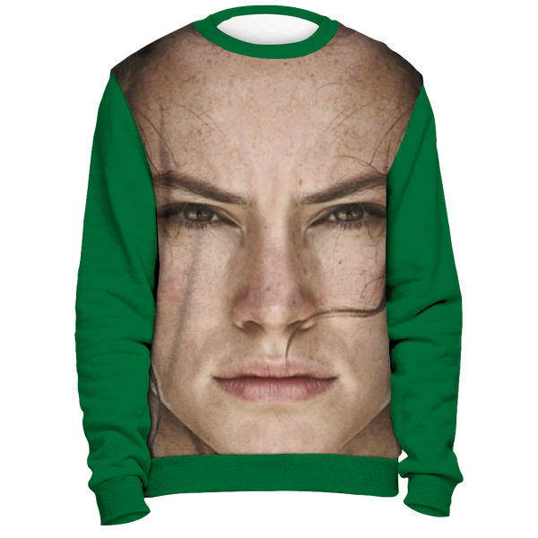 test sweater - face