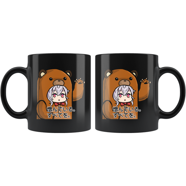 test black mug - bear iron