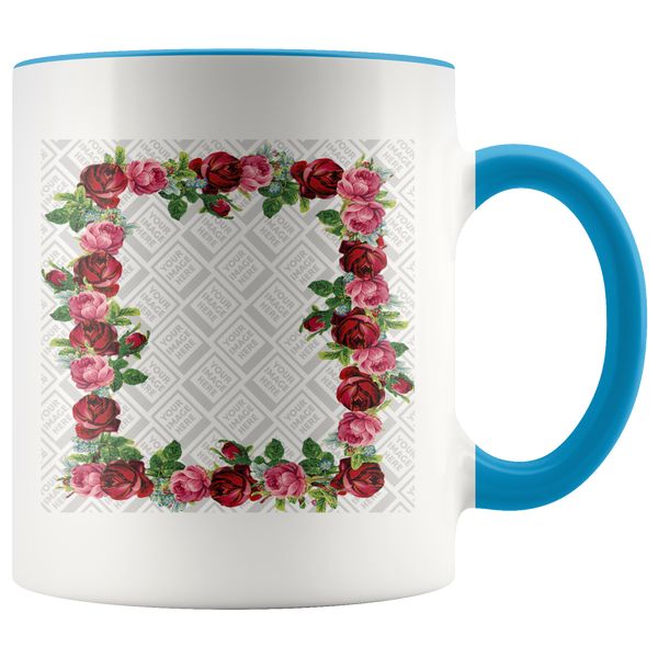 test mug - rose