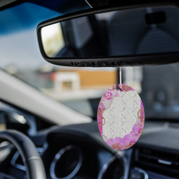 test air freshener - pink flowers 20190415